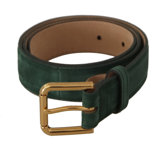 Elegant Velvet Designer Belt with Logo Buckle