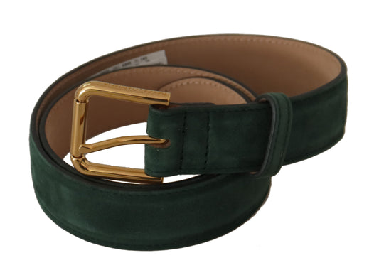 Elegant Velvet Designer Belt with Logo Buckle