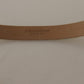 Elegant Gold Buckle Leather Belt