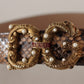 Elegant Snake Skin Leather Belt for Women