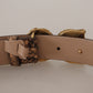 Elegant Snake Skin Leather Belt for Women