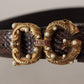 Elegant Snakeskin Leather Belt