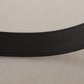 Elegant Leather Belt with Engraved Buckle
