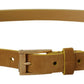 Engraved Elegance Suede Belt