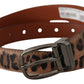 Elegant Engraved Leather Belt - Timeless Style