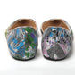 Multicolor Silver Flat Point Toe Shoe