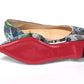 Multicolor Silver Flat Point Toe Shoe