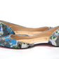 Multicolor Silver Flat Point Toe Shoe
