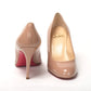 Nude Round Toe High Pump Shoe