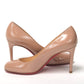 Nude Round Toe High Pump Shoe