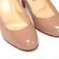 Nude Round Toe High Pump Shoe