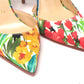 Multicolor Flower Printed High Heels Pumps Shoes