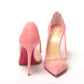 Pink Galativi Suede High Heels Pumps