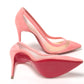 Pink Galativi Suede High Heels Pumps