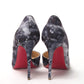 Multicolor Denim Print High Heels Pumps