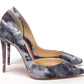Multicolor Denim Print High Heels Pumps