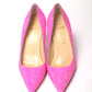 Hot Pink Embellished High Heels Pumps