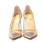 Version Nude Embellished High Heels Pumps