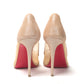 Version Nude Embellished High Heels Pumps