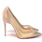 Version Nude Embellished High Heels Pumps