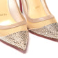 Version Nude Embellished High Heels Pumps