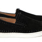 Black Pik Boat Flat Veau Shoes