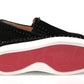 Black Pik Boat Flat Veau Shoes