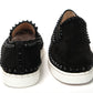 Black Pik Boat Flat Veau Shoes