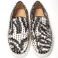 White Black Sv Roller Boat Flat Shoes