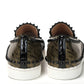 Black/Gold Version Pik Boat Flat Pat Shoes