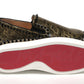 Black/Gold Version Pik Boat Flat Pat Shoes
