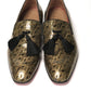 Black/Gold Officialito Flat Shoes