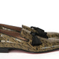 Black/Gold Officialito Flat Shoes