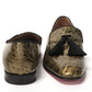 Black/Gold Officialito Flat Shoes