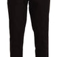 Elegant Brown Cotton Trousers