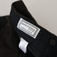 Elegant Brown Cotton Trousers