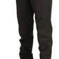 Elegant Emerald Cotton Trousers
