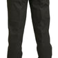 Elegant Emerald Cotton Trousers