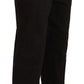 Elegant Brown Cotton Pants for Sophisticated Style