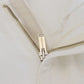 Chic White Cotton Blend Trousers