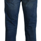 Stunning Italian Casual Blue Denim