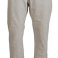 Elegant Straight White Denim Jeans
