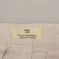 Elegant Straight White Denim Jeans