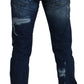 Exquisite Skinny Blue Men's Jeans