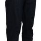 Elegant Tapered Blue Denim Jeans