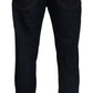 Tapered Dark Blue Stylish Denim Jeans