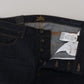 Tapered Dark Blue Stylish Denim Jeans