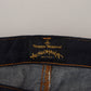 Tapered Dark Blue Stylish Denim Jeans