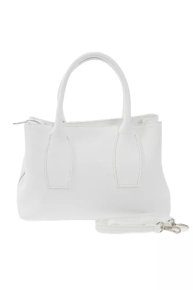 White Leather Women Crossbody Bag