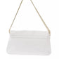 White Polyethylene Women Crossbody Bag